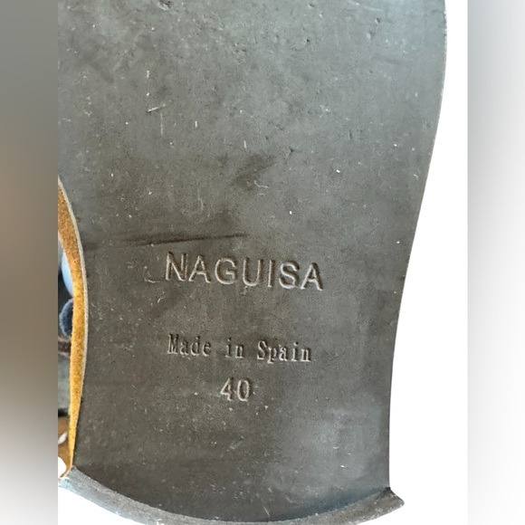 NAGUISA Boots Suede Hiker Ankle Fuzzy Lace Size 40 - Picture 9 of 14